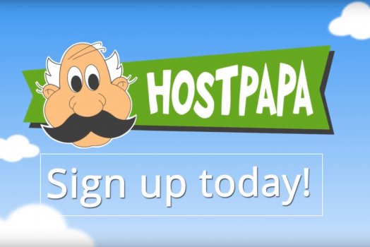 hostpapa logo, web hosting